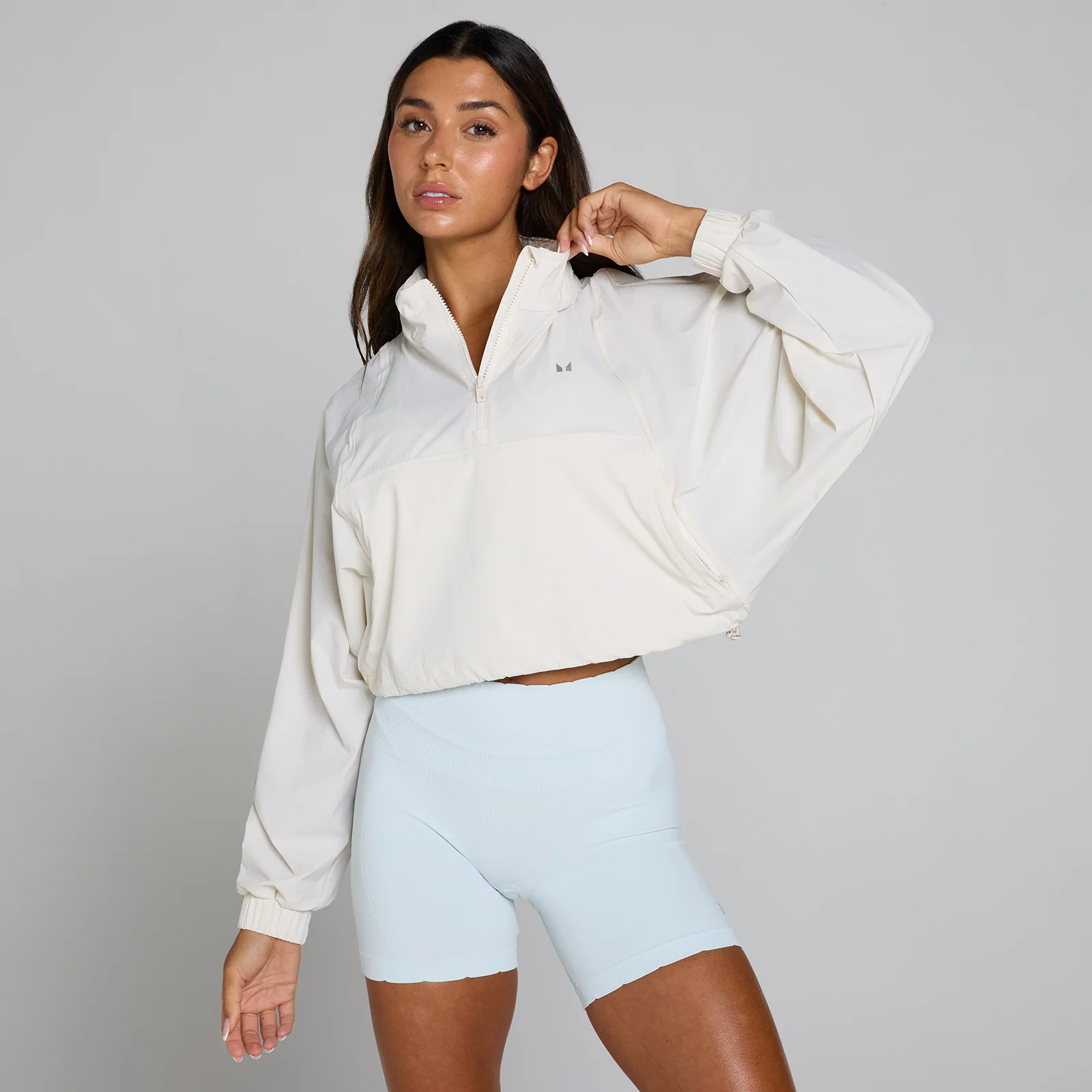 MP Women's Tempo Ultra 1/4 Zip Woven Jacket - Mist - S Bild 1
