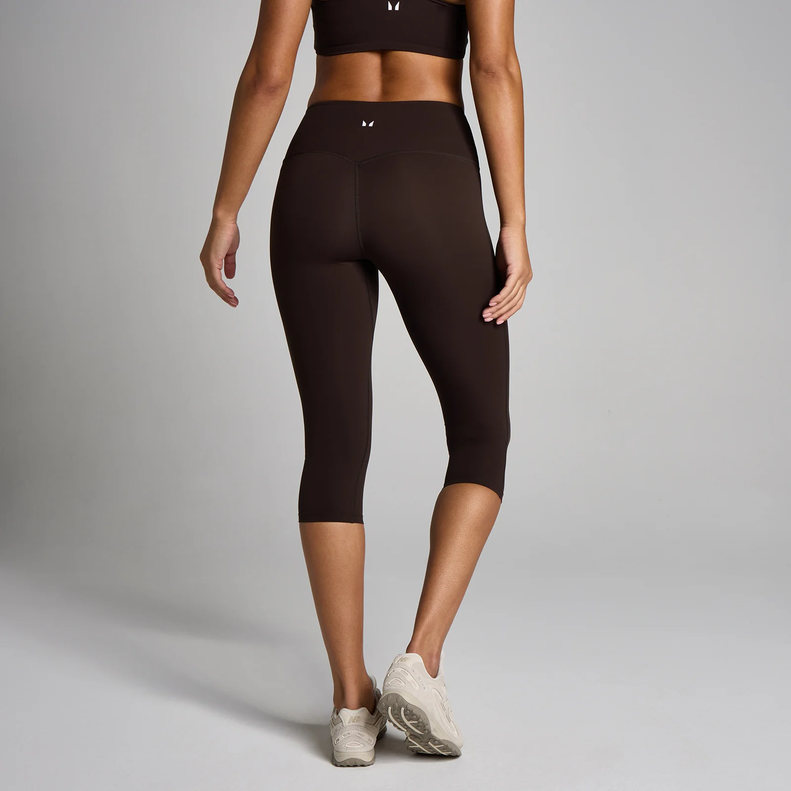 MP Dam Tempo Capri Leggings - Kakao - S Bild 2