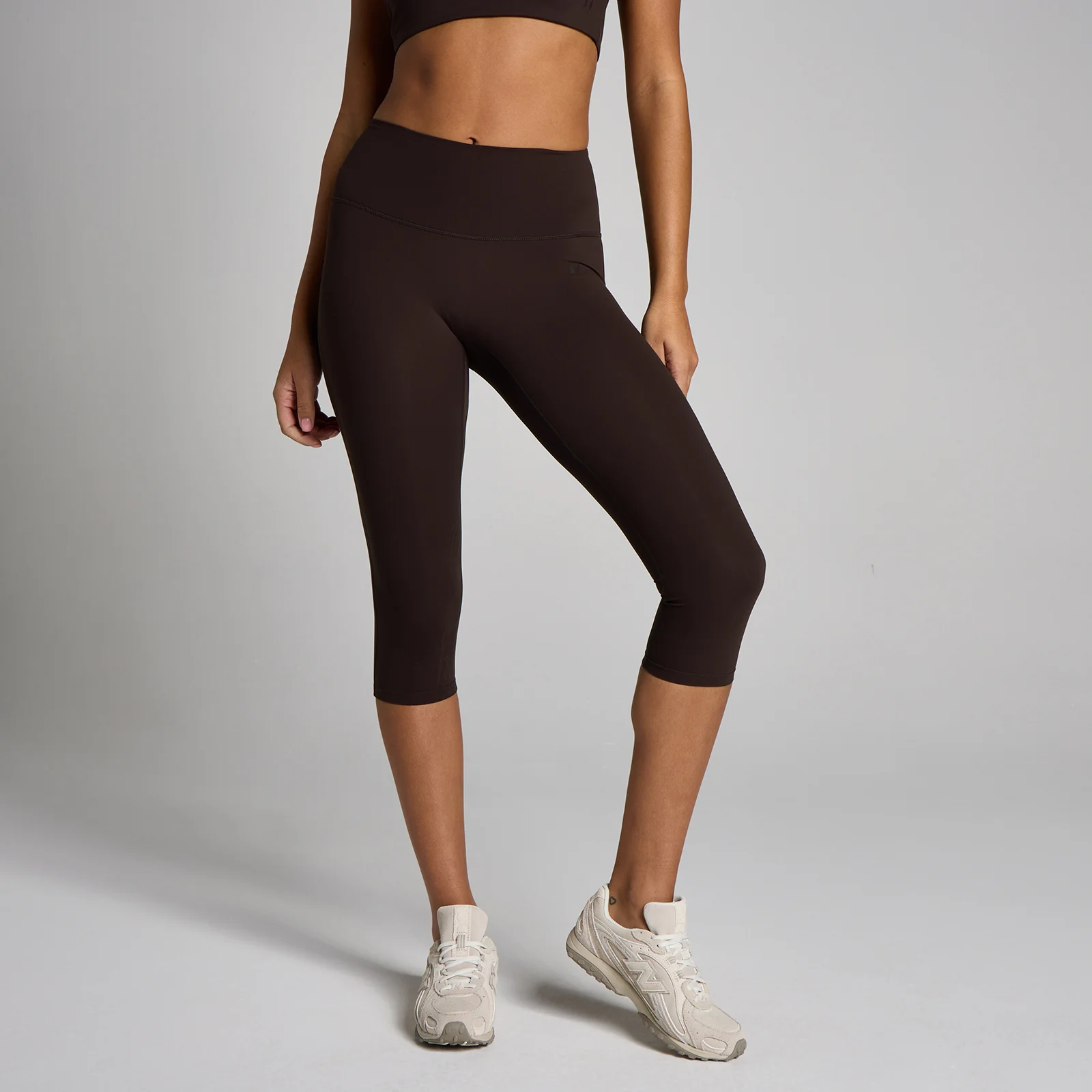 MP Dam Tempo Capri Leggings - Kakao - S Bild 1