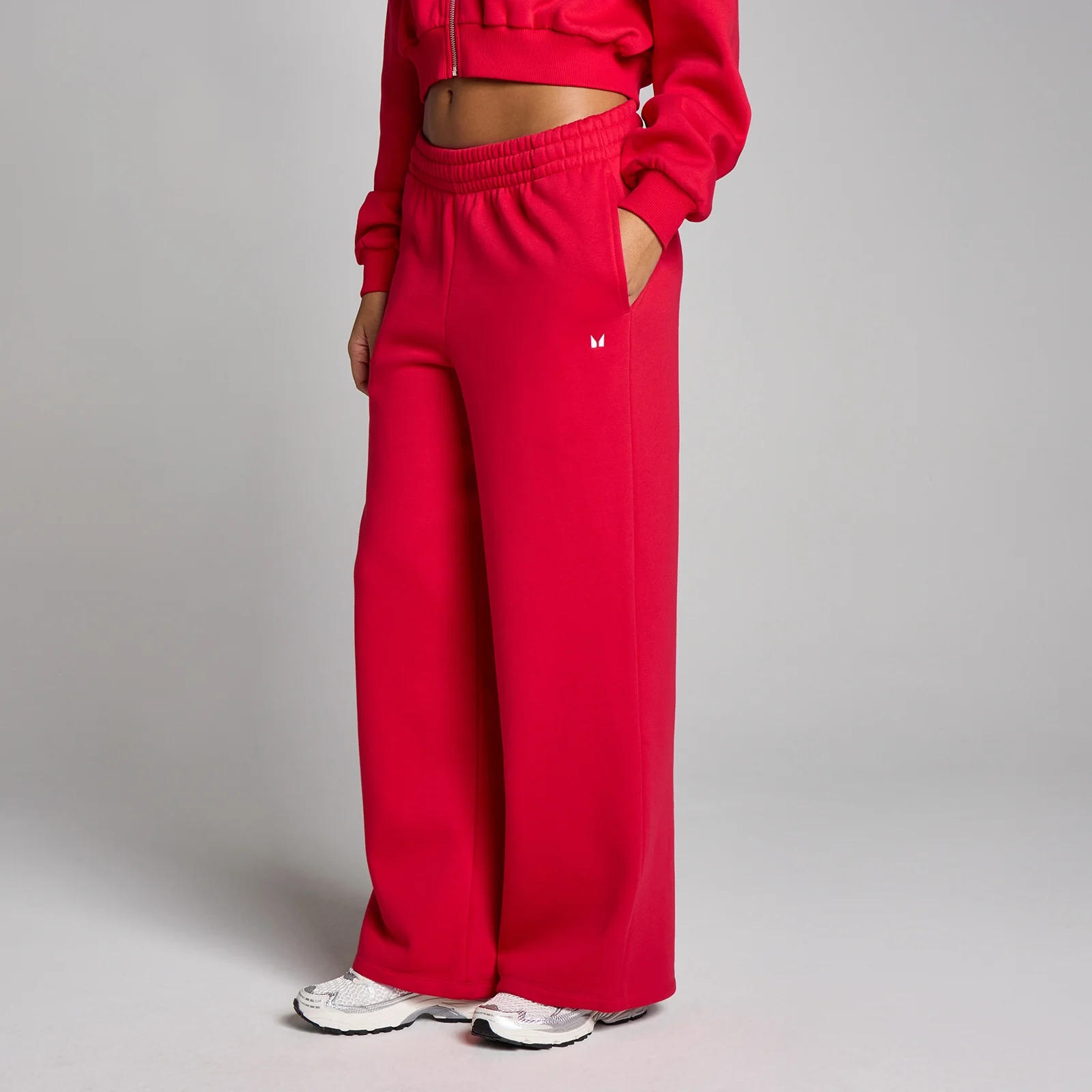 MP Dam Basic Straight Leg Joggingbyxor - Chilli - M Bild 1