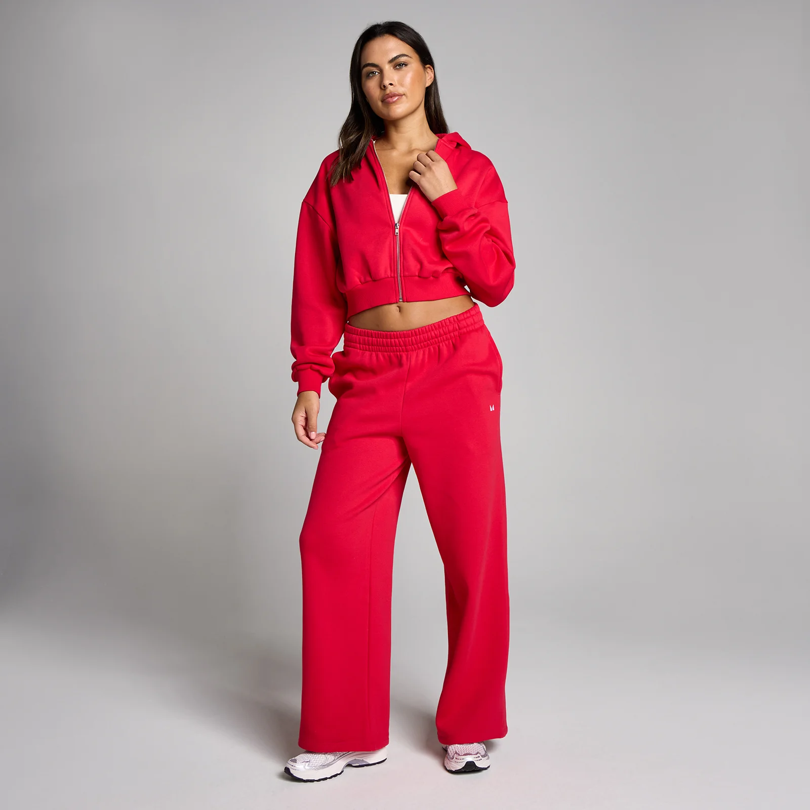 MP Dam Basic Straight Leg Joggingbyxor - Chilli - M Bild 3