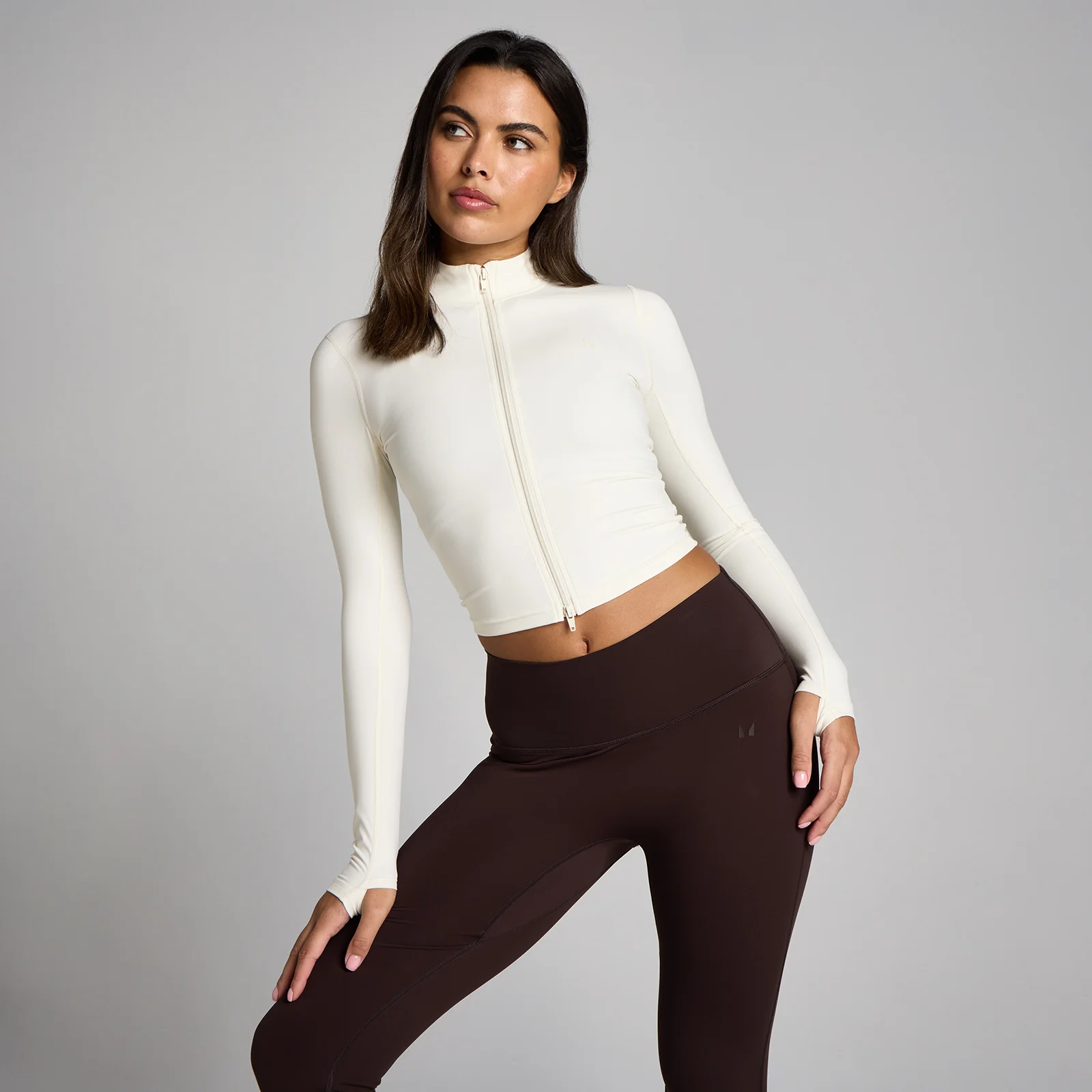 MP Dam Tempo Cropped Jacka - Vanilj - L Bild 1