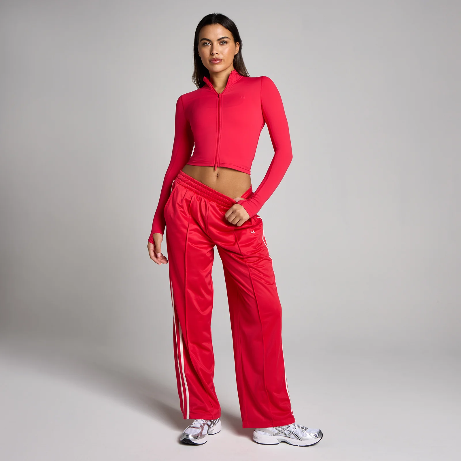 MP Dam Tempo Cropped Jacka - Chilli - L Bild 3
