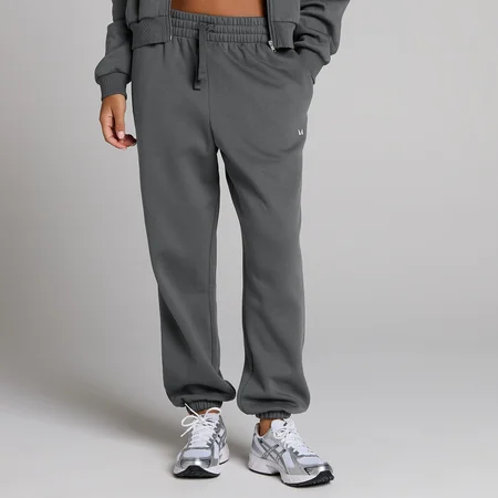 MP Women's Basics Oversized Joggingbyxor - Mörkgrå