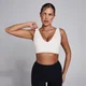 MP Women's SculptForm V-ringad lång sport-BH - Pärla