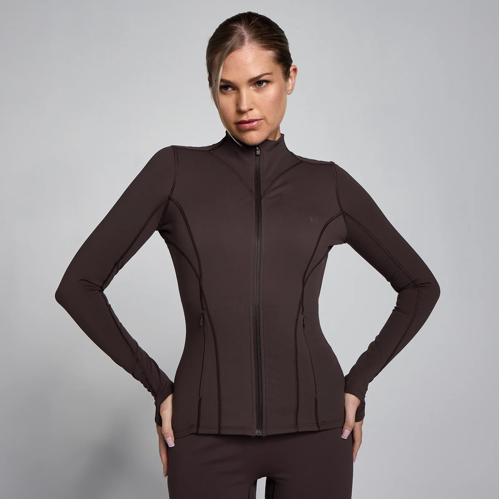 MP Women's SculptForm Zip Through Jacket - Kakao - XS Bild 1