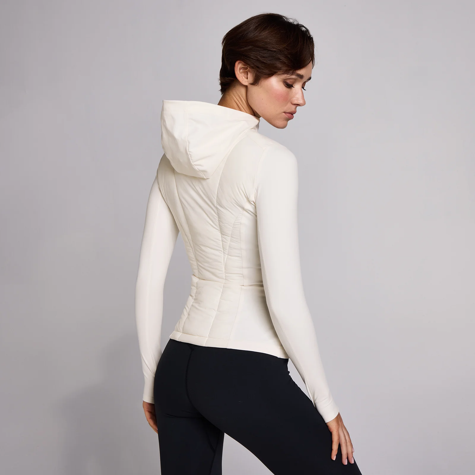 MP Women's SculptForm Hybridjacka - Pearl - XS Bild 1