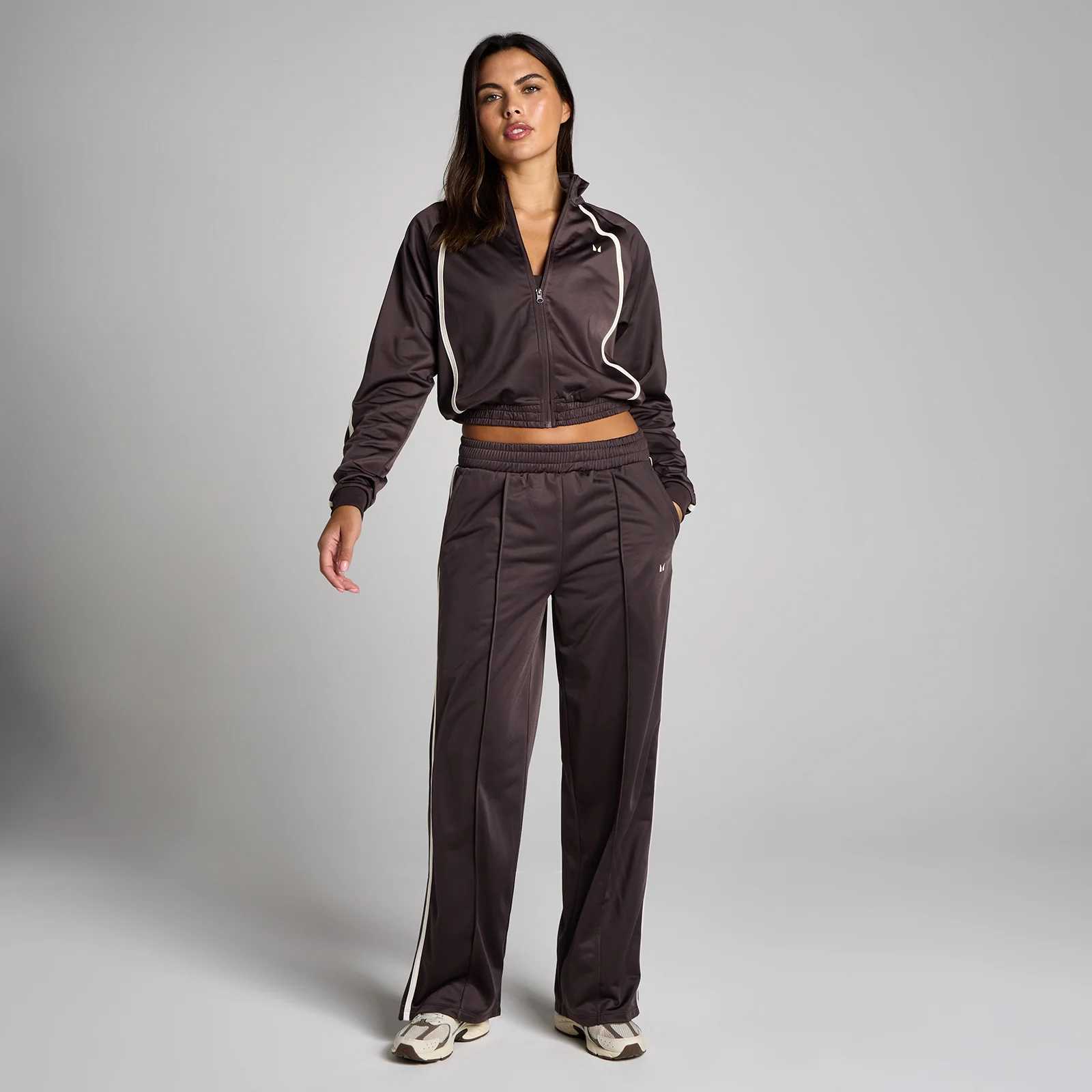 MP Women's Tricot Track Jacket - Kakao/Vanilj - M Bild 3