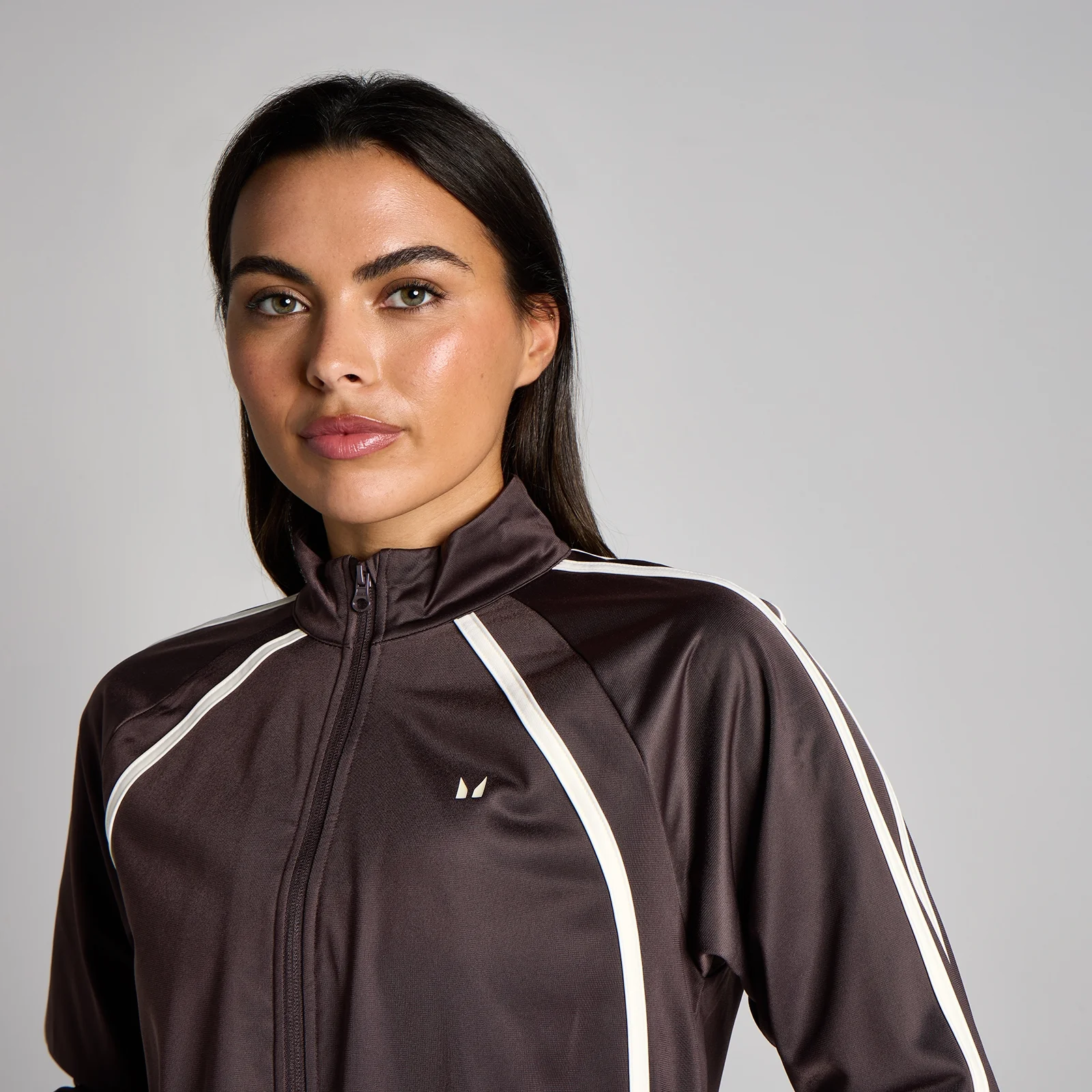 MP Women's Tricot Track Jacket - Kakao/Vanilj - M Bild 4