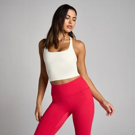 MP Women's Tempo Strappy Racerback Vest - Vanilj