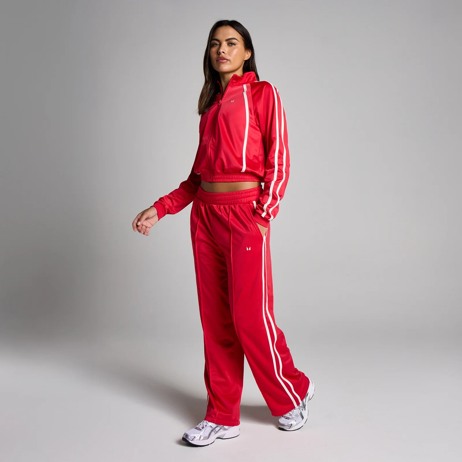 MP Tricot Track raka joggingbyxor för kvinnor - Chilli - S Bild 3