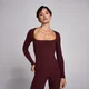 MP Women's SculptForm Square Neck Long Sleeve Top - Djupbär