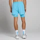 MP Hybrid Lightweight 2-i-1 shorts 5" för män - Ceruleanblå