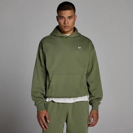 MP Oversized Huvtröja Rest Day för herrar - Tvättad olivgrön