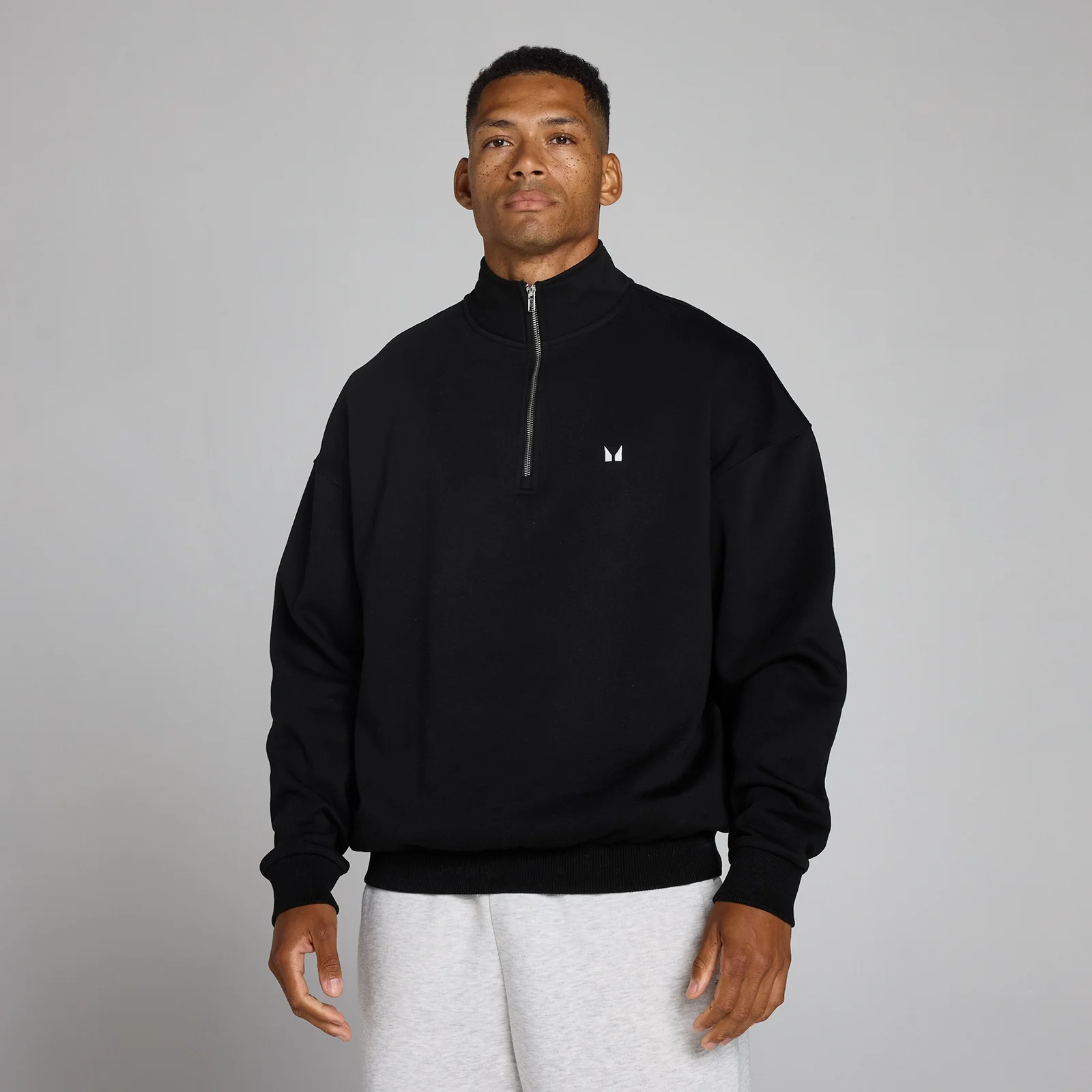 MP Men's Rest Day Oversized 1/4 Zip - Black - M Bild 1