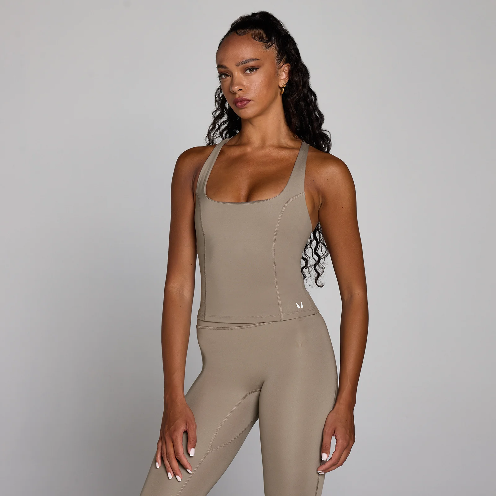 MP Women's Training Racer Back Vest - Light Taupe - M Bild 1