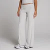 MP Ribbade Wide Leg Leggings för Kvinnor - Grå Melerad