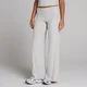 MP Ribbade Wide Leg Leggings för Kvinnor - Grå Melerad