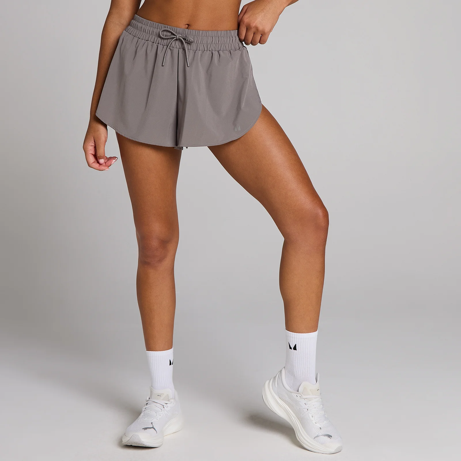 MP Woven Floaty Shorts Dam - Mörk tryffel - XS Bild 1