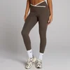 MP Tempo Contrast Leggings För Kvinnor - Choklad