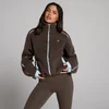 MP Women's Fleece Binding Zip Through Jacket - Choklad