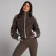 MP Women's Fleece Binding Zip Through Jacket - Choklad