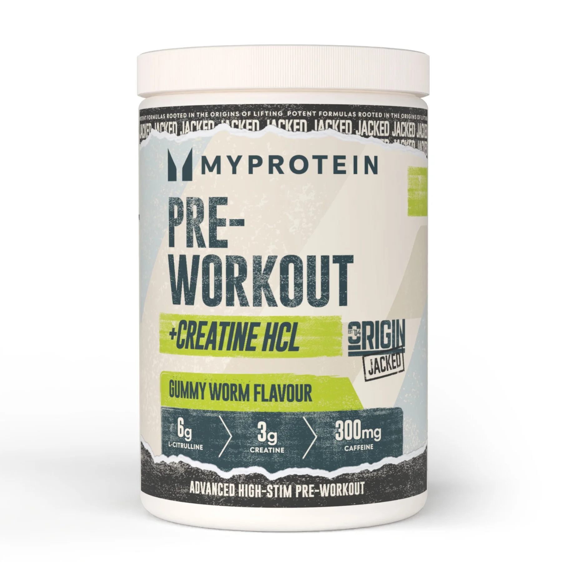 Origin Jacked Pre-Workout - 25servings - Gummy Worm Bild 1