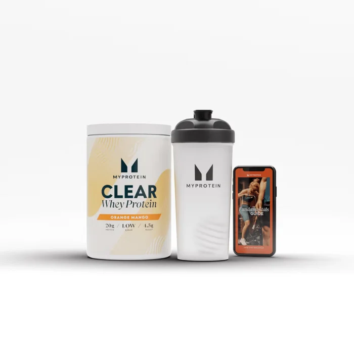 Fruktig, fräsch och helt unik: Clear Protein-bundlen i cranberry & hallon – inklusive Myprotein-shaker.