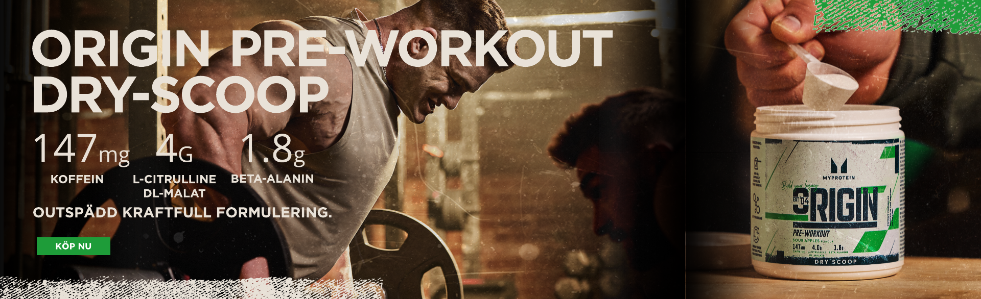 Origin Pre Workout Dry Scoop