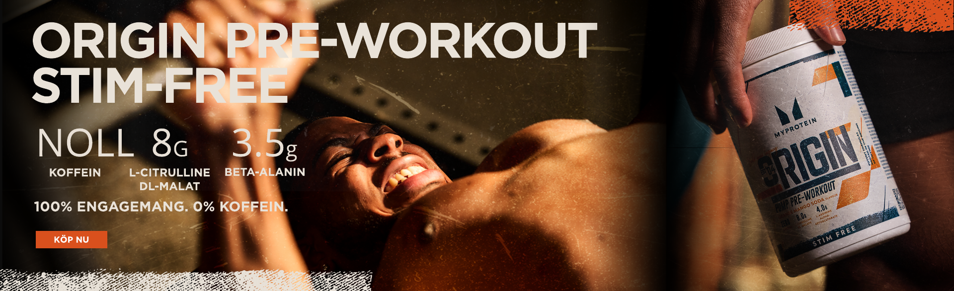 Origin pre workout stim free